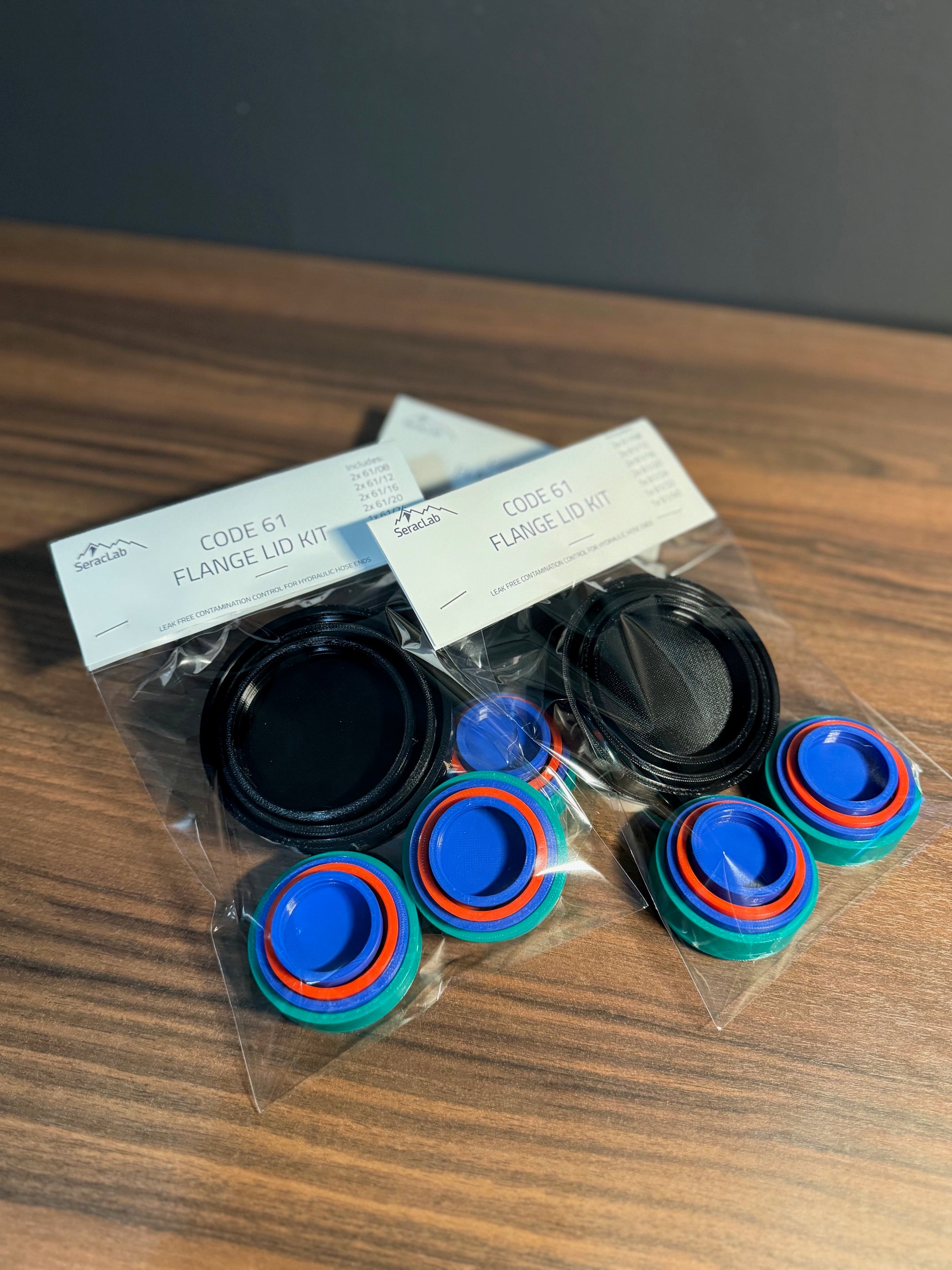 Hydraulic Flange Lids | Push-On Sealing Caps for Code 61 & 62 Flanges | Contamination Control Covers