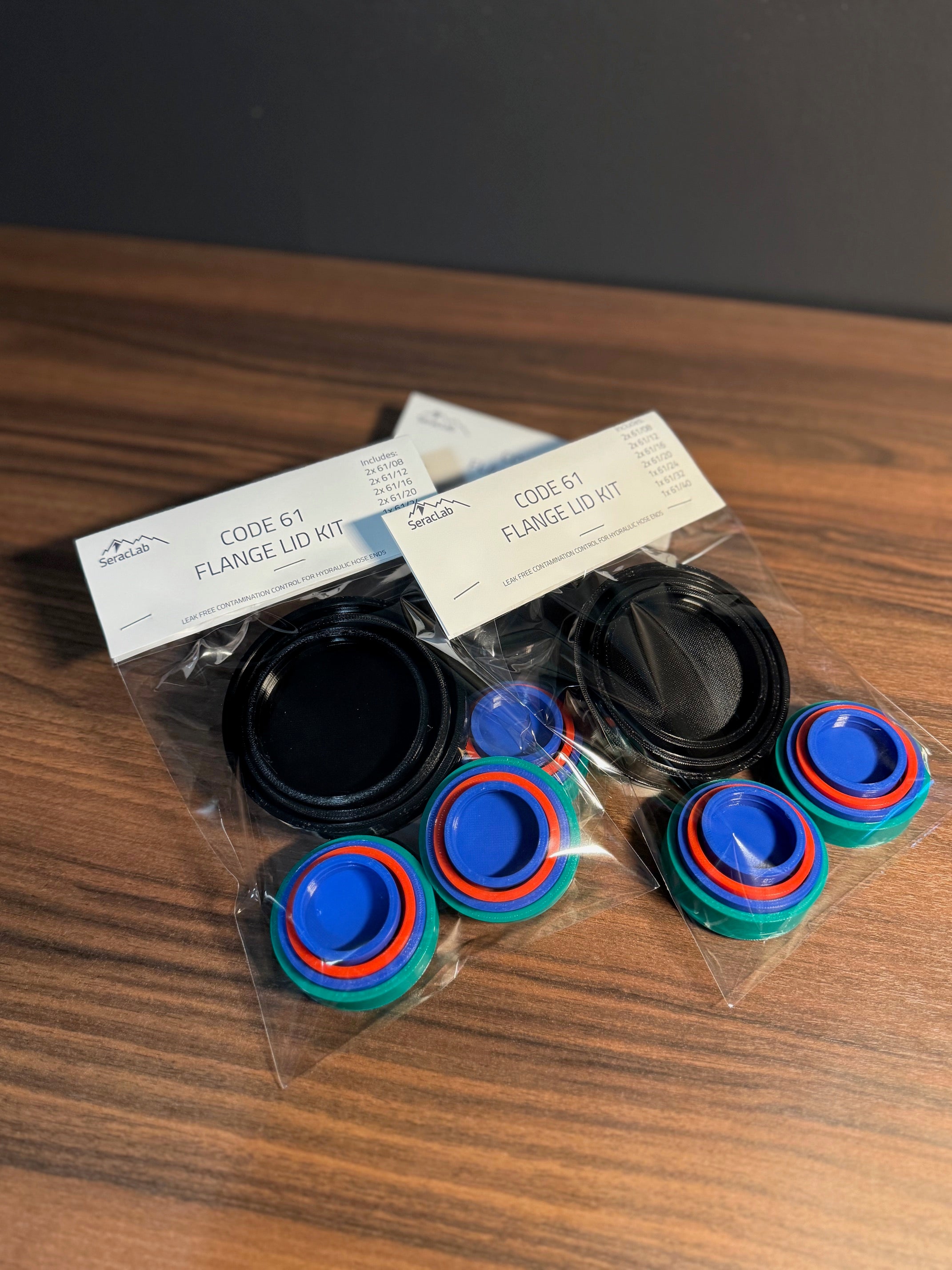 Hydraulic Flange Lids | Push-On Sealing Caps for Code 61 & 62 Flanges | Contamination Control Covers